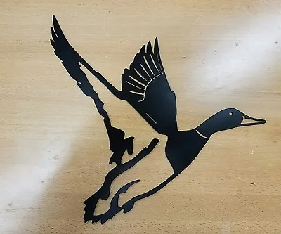 Flying Mallard Duck Metal Wall Art Plasma Cut Decor  • $44.99