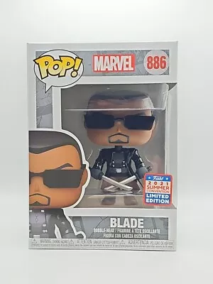 Funko POP! Marvel: Blade #886 2021 Summer Limited Edition With Protector • $11.99