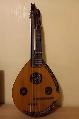 NEW Kobza Double Neck 17 String Vihuela Ukraine Lute Folk Guitar Handmade Unique • $1050