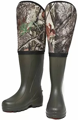 Neoprene Fishing Hunting Waders For Men With Boots 100% Waterproof 5 Mm Neoprene • $59