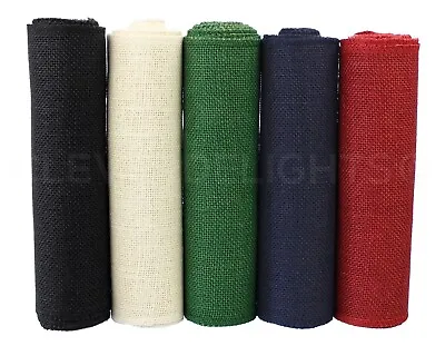 9  Burlap Roll - 5 Yards - Finished Edge - Jute Burlap Fabric - 9 Inch • $14.99