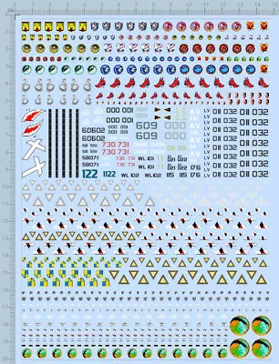 Decals 1/144 ACE COMBAT Logo For Model Kits 67231 • $9.89