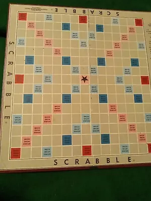 Scrabble Tiles Rules Boards To Set Tiles On & Game Board.  • $5