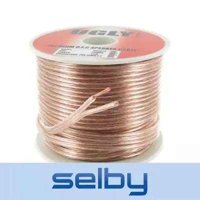 25m 20AWG UGLY Speaker Cable OFC 20 Gauge AWG 28x0.15mm Strand • $23