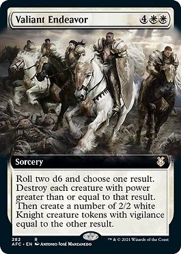 $1.62 • Buy Valiant Endeavor - Extended Art Adventures Commander Decks