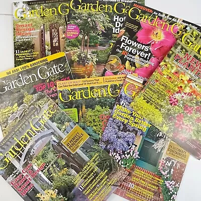 8 GARDEN GATE Magazine Lot Flowers Herbs Landscape Produce NO ADS • $14.79