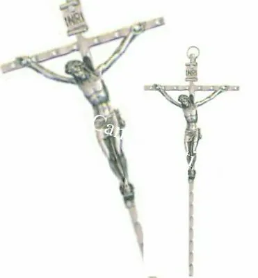 5  METAL CRUCIFIX WALL CROSS  Hanging Jesus Crucifixion Religious Christian  • £7.99