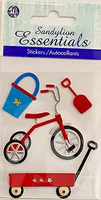 Sandylion Essentials Stickers - Bike Riding -50610 • $2.99