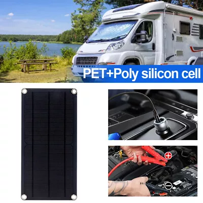 30W Solar Panel Trickle Battery Charger Kit 12V For Car RV Van Caravan Boat UK • £14.90