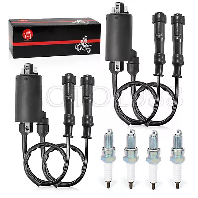 Ignition Coil Pack & Spark Plug For HONDA V65 Magna 1100 VF1100C 1983 1984-1986 • $47.89