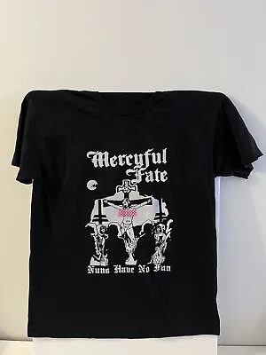 Mercyful Fate Nuns Have No Fun T-Shirt XL More Like L 100% Cotton Gildan • $14.56