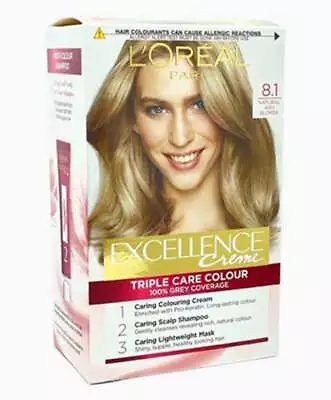 Loreal Paris Loreal Excellence Creme Triple Care Colour 8.1 Natural Ash Blonde • £13.03