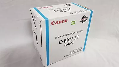 NEW Canon C-exv21 Genuine Original Cyan Toner Cartridge • £16.99