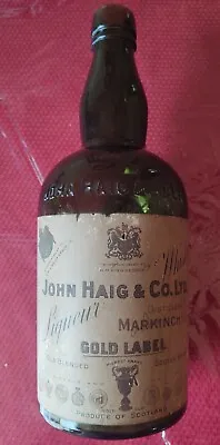 Pre 1935 Haig & Haig Gold Label Scotch Whisky  Bottle • $49