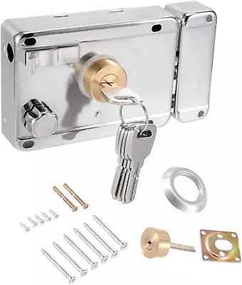 XMHF Home Safety Vertical Keyway Cylinder Deadbolt Rim Lock Set Exterior Door An • $29.99