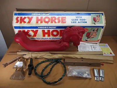 VERY RARE Vintage Hedstrom SKY HORSE Swing Set Accessory Seat Original Box • $227.99