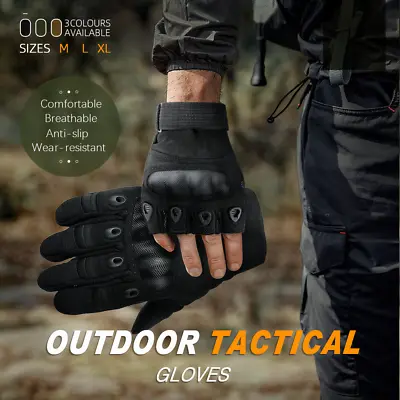 Premium Gloves For Motorcycle Tactical Military Army Hunting Hiking Outdoor Ski • $20.95