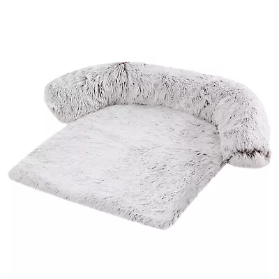Large Calming Dog Bed Fluffy Plush Pet Mat For Dog Cat Couch Furniture Protector • $28.89