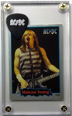 Rarer AC/DC Cliff Williams Argentina Sticker #104+ Logo Tour Guitar Pick Display • $25.66