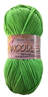 £1 • Buy (Clearance) James C Brett Noodles Chunky Yarn Shade N1 Bright Green