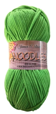£1 • Buy (Clearance) James C Brett Noodles Chunky Yarn Shade N1 Bright Green
