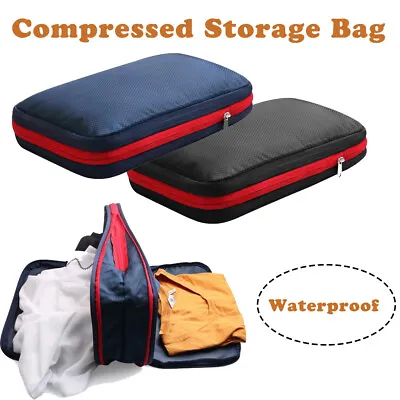 $16.99 • Buy Travel Luggage Cloth Shoes Storage Bag Compression Packing Cubes Pouches Bag Set