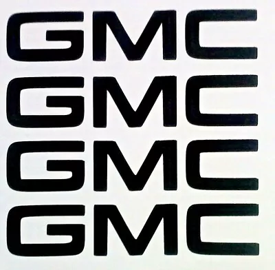 2.75  Gmc Black Wheel Rim Center Cap Logo Aftermarket Oem Decal Sticker Set (4)  • $14.50