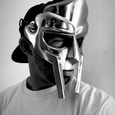 MF DOOM Gladiator Mask Steel Face Armour Medieval Hand-Forget Costume • $29.99
