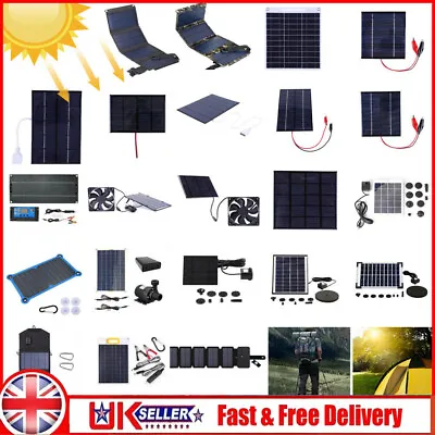 £9.19 • Buy 3-18V Mono/Polycrystalline Solar Panel Battery Module Charger Kit Home RV Marine