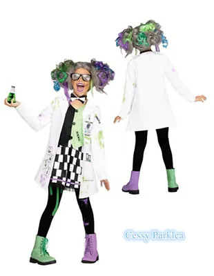 £27.52 • Buy W-R4-4 Kids Mad Scientist  Lab Rat Science Crazy Boys Girls Costume Wig