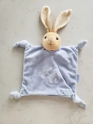 Kaloo Bunny Rabbit Hand Puppet Comforter Blanket Soft Toy Blue Children Kids  • £16