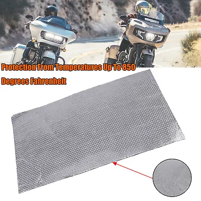 Heat Shield Self Adhesive Sheet Protector For Motorcycle ATV Street Track Bikes • $14.23