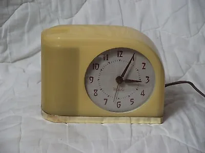 Vintage Art Deco Westclox S5-J Moonbeam Alarm Clock Working Conditon • $59.99