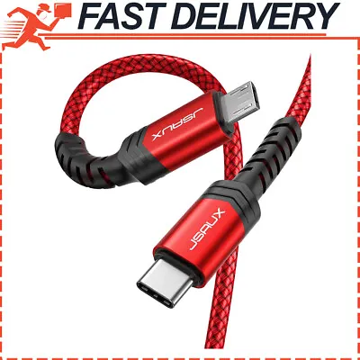 USB C To Micro USB Cable 6.6FT Type C To Micro USB Charger Braided Cord • $13.75