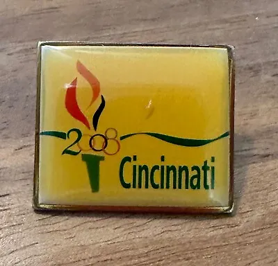 Cincinnati 2008 Olympic Bid City Olympic Bid Pin • $5