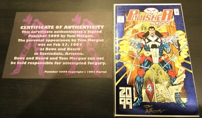Punisher 2099 1 - Tom Morgan Signed With COA • £7.93