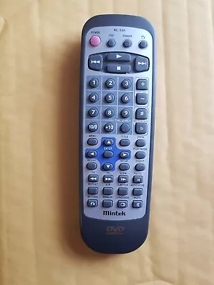 TESTED WORKS! MINTEK RC-320 DVD Player Remote Control For DVD1500 DVD21102580 • $12.99