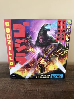 $15.95 • Buy Godzilla Tokyo Clash Strategy Board Game Funko Brand Should Be Complete Set.