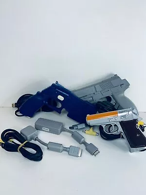 $59.95 • Buy PS1 PS2 Namco G-Con GunCon 2 Light Gun Time Crisis Pistol Gun NPC-103 Drop Down