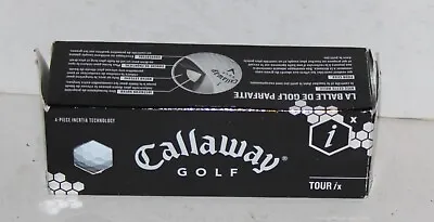 Callaway Tour I (z) Box Of 3 Premium Golf Balls HEX Aerodynamics 2nd Gen D. C. • $12