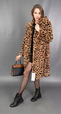 1208 New Superior Rex Chinchilla Fur Coat Luxury Jacket Beautiful Look Size M • $1