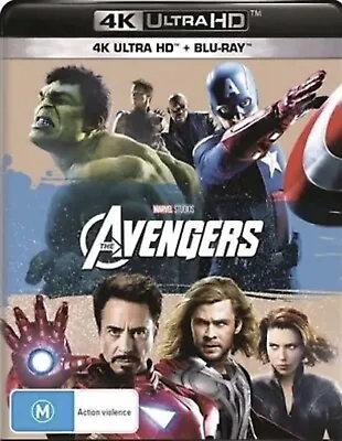 The Avengers (4K UHD + Blu-Ray) Brand New & Sealed - Region B • $22.98