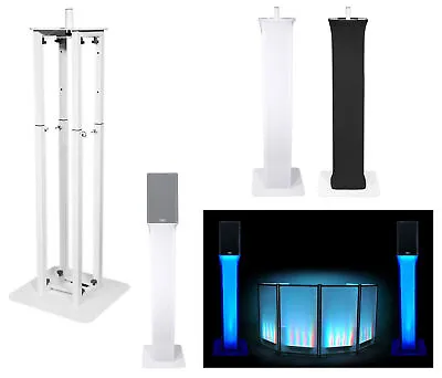 (1) Rockville White Adjustable Totem Stand For QSC K8.2 8  Speaker • $199.95