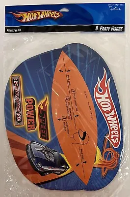 Hot Wheels High Speed Race Car Racing Birthday Party Favor Hats Paper Visors • $8.47