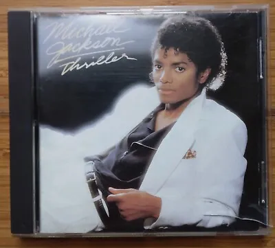 Michael Jackson - Thriller 1982 CD Epic MJJ Productions EK 38112 Billie Jean USA • $19.70