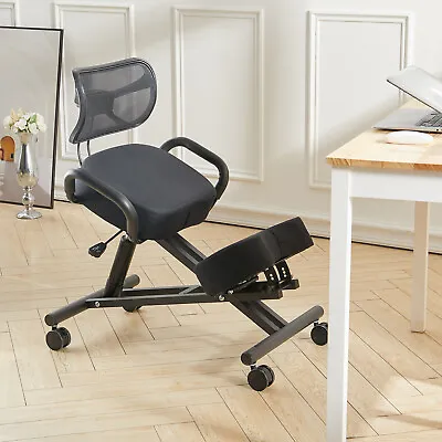 Ergonomic Posture Office Chair Back Ache Pain Kneeling Stool Home Study Desk NEW • £74.95