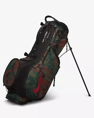 New Nike Air Hybrid 2 Golf Stand Bag Black Forest Camo 14-Way 2024 NEW In Hand • $375.06