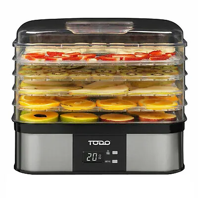 TODO 250W Stainless Steel Food Dehydrator Preserve Yogurt Fruit Dryer Jerky M... • $69