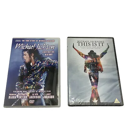 Michael Jackson DVD This Is It And Music & A Definitive History King Of Pop • £9.99