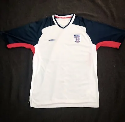 Vintage England Football Shirt Umbro Retro Classic Size Large • £20